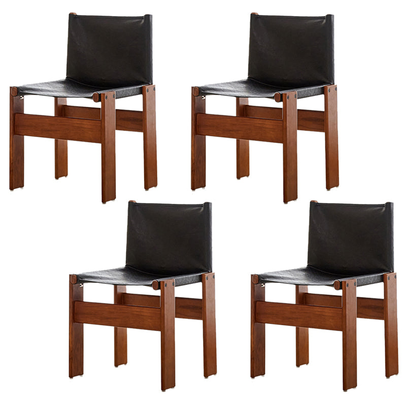 Modern Simple Side Chair Solid Wood Side Dining Chair for Bedroom