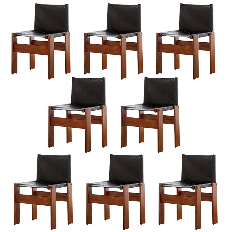 Modern Simple Side Chair Solid Wood Side Dining Chair for Bedroom