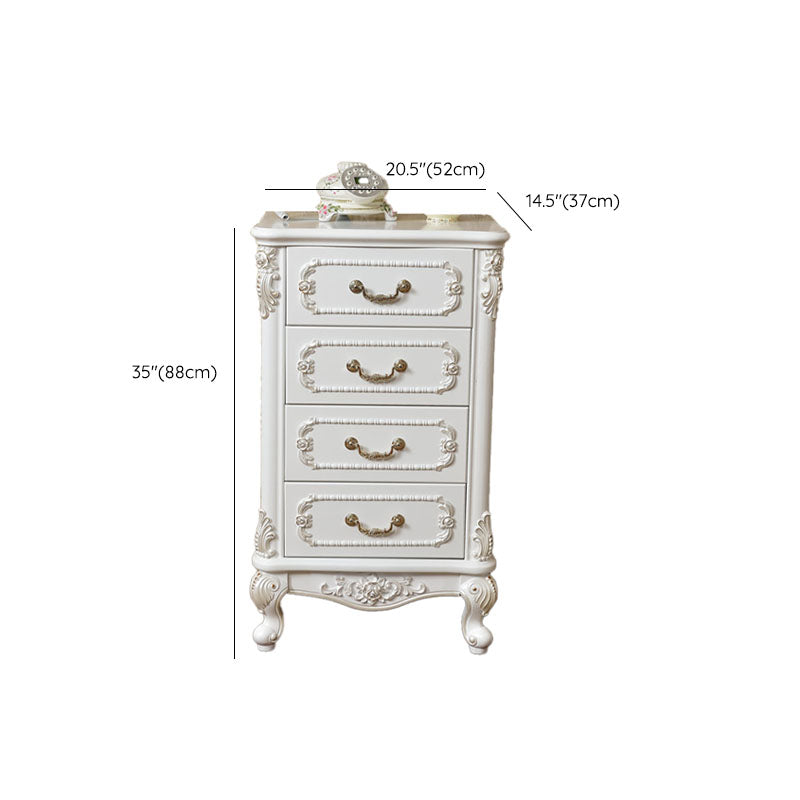 Traditional Vertical Lingerie Chest Wood Storage Bachelor Chest for Bedroom