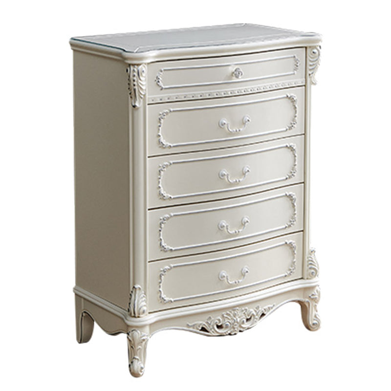 Traditional Dresser Solid Wood Storage Chest Dresser with 4/5/6 Drawers