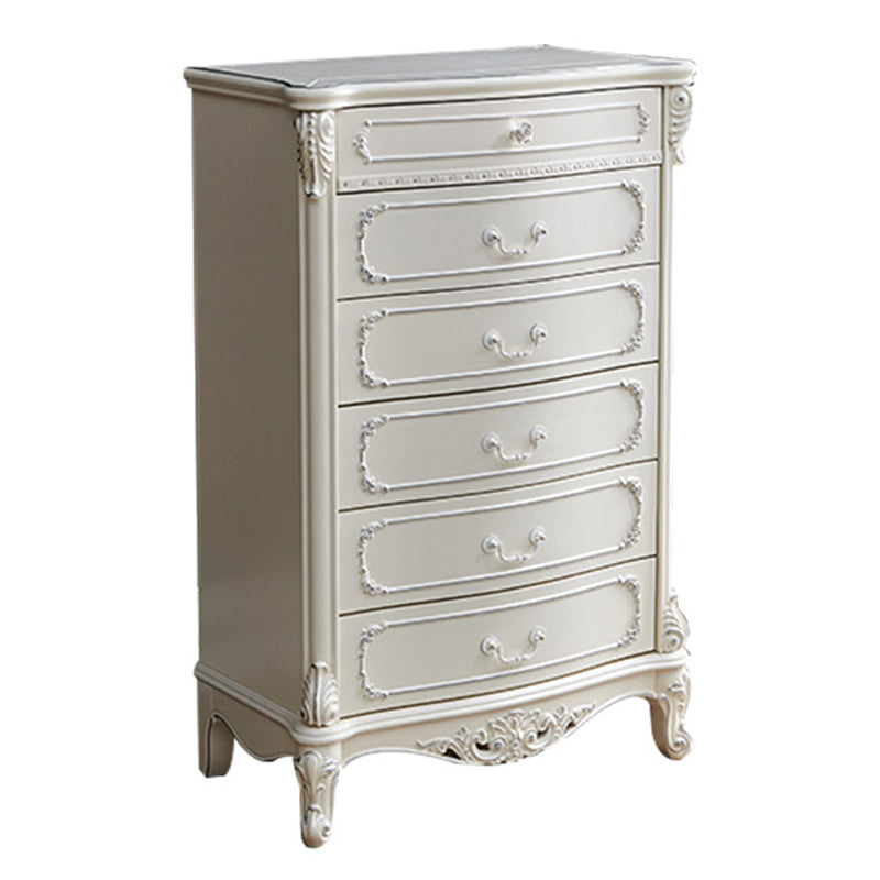 Traditional Dresser Solid Wood Storage Chest Dresser with 4/5/6 Drawers