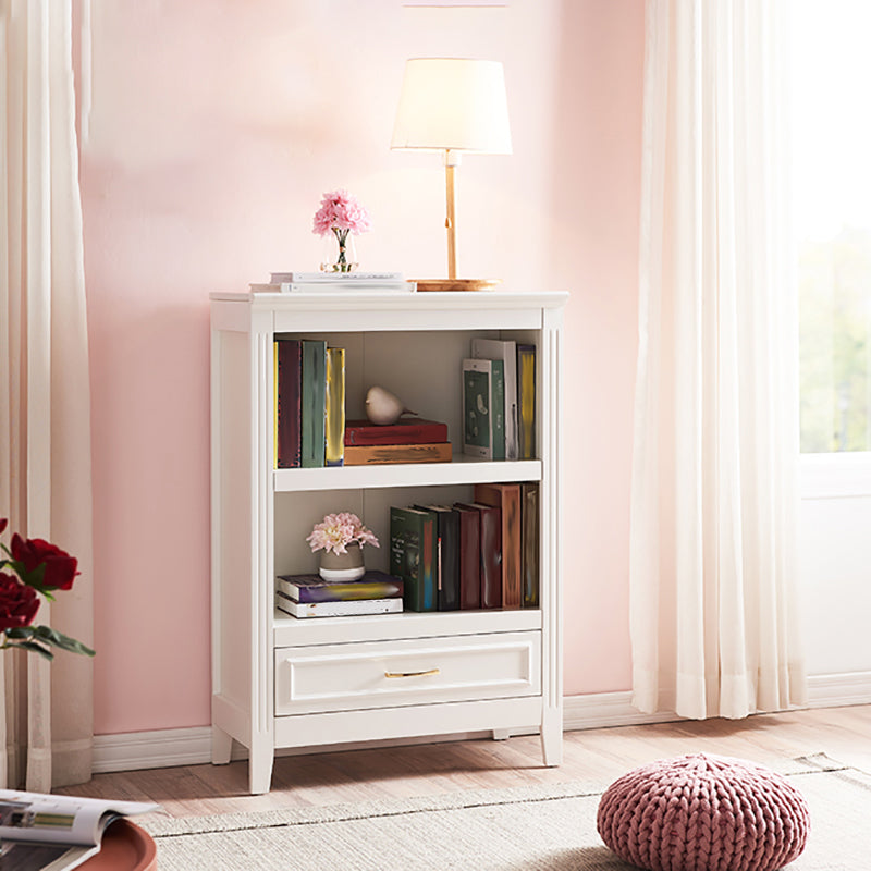 Modern Closed Back Bookshelf Standard Wooden Bookcase for Study Room