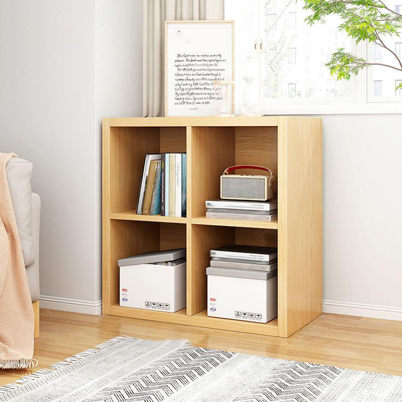 Standard Contemporary Bookcase Engineered Wood Closed Back Bookshelf