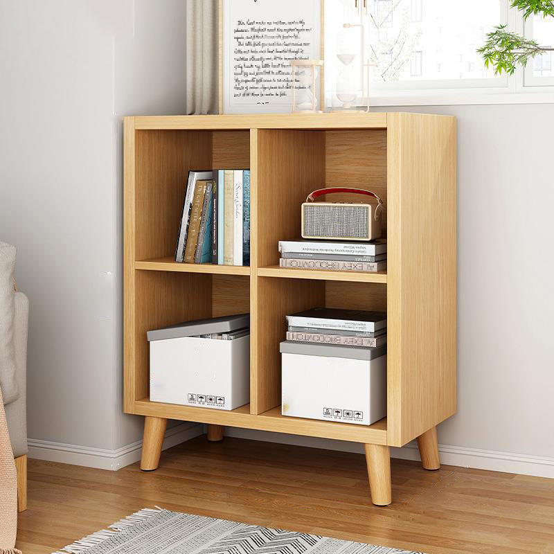 Standard Contemporary Bookcase Engineered Wood Closed Back Bookshelf