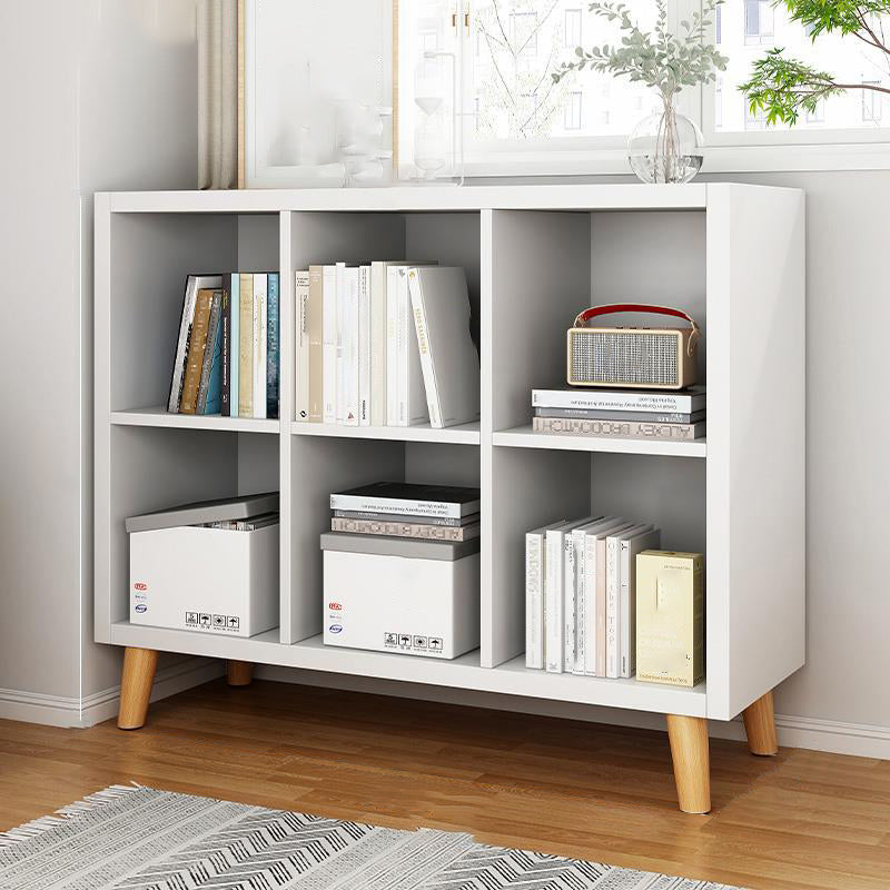 Standard Contemporary Bookcase Engineered Wood Closed Back Bookshelf