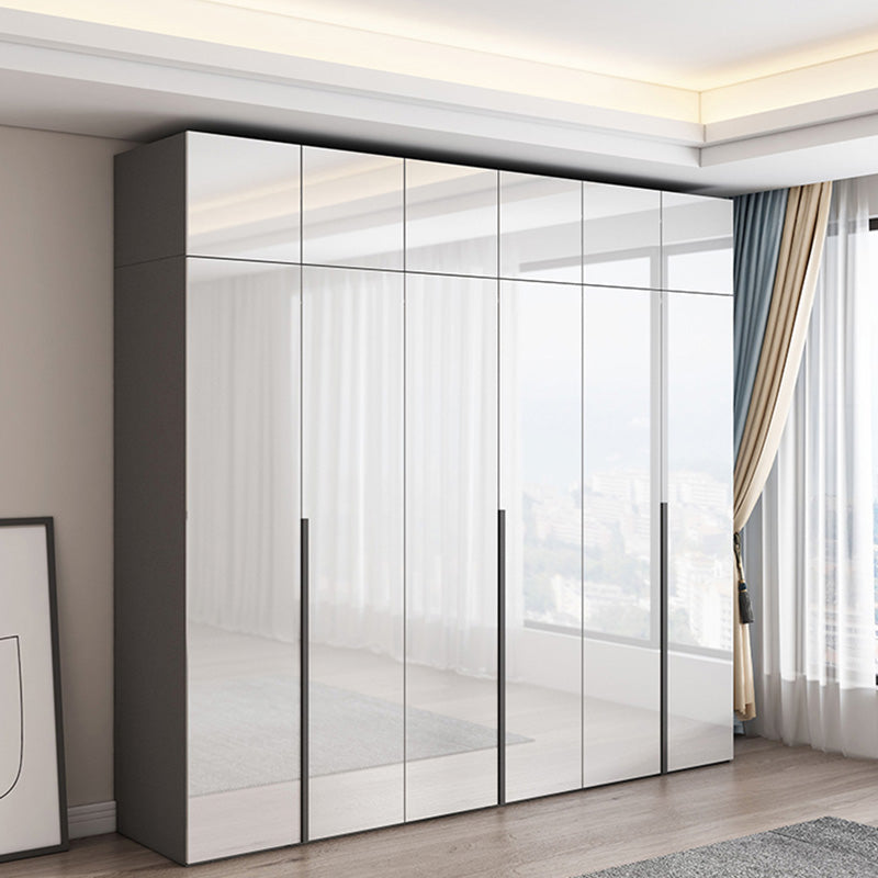 Bedroom Wooden Wardrobe Cabinet Modern Armoire with Soft Close Doors