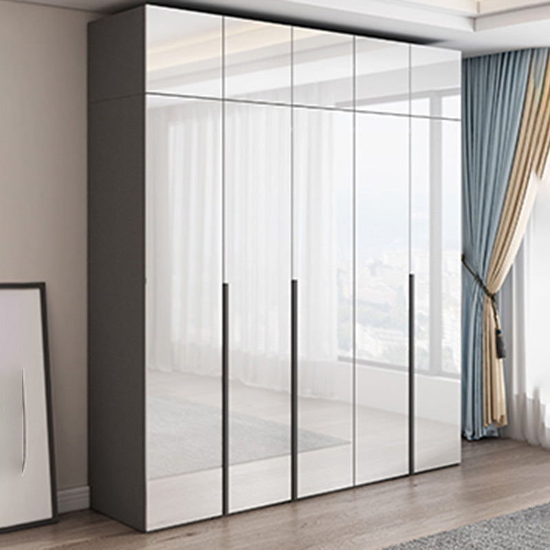 Bedroom Wooden Wardrobe Cabinet Modern Armoire with Soft Close Doors