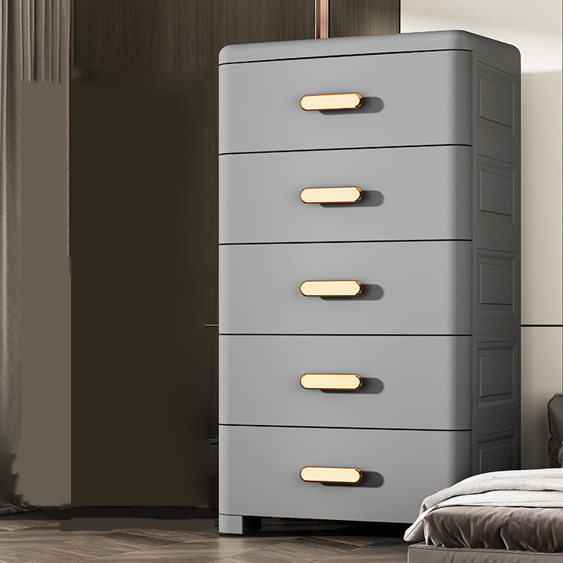 Rectangular Plastic Wardrobe Teen Style Bedroom Storage Cabinet