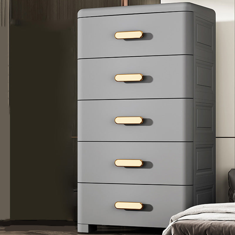 Rectangular Plastic Wardrobe Teen Style Bedroom Storage Cabinet