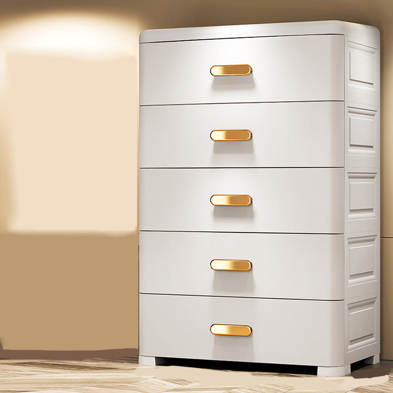 Rectangular Plastic Wardrobe Teen Style Bedroom Storage Cabinet