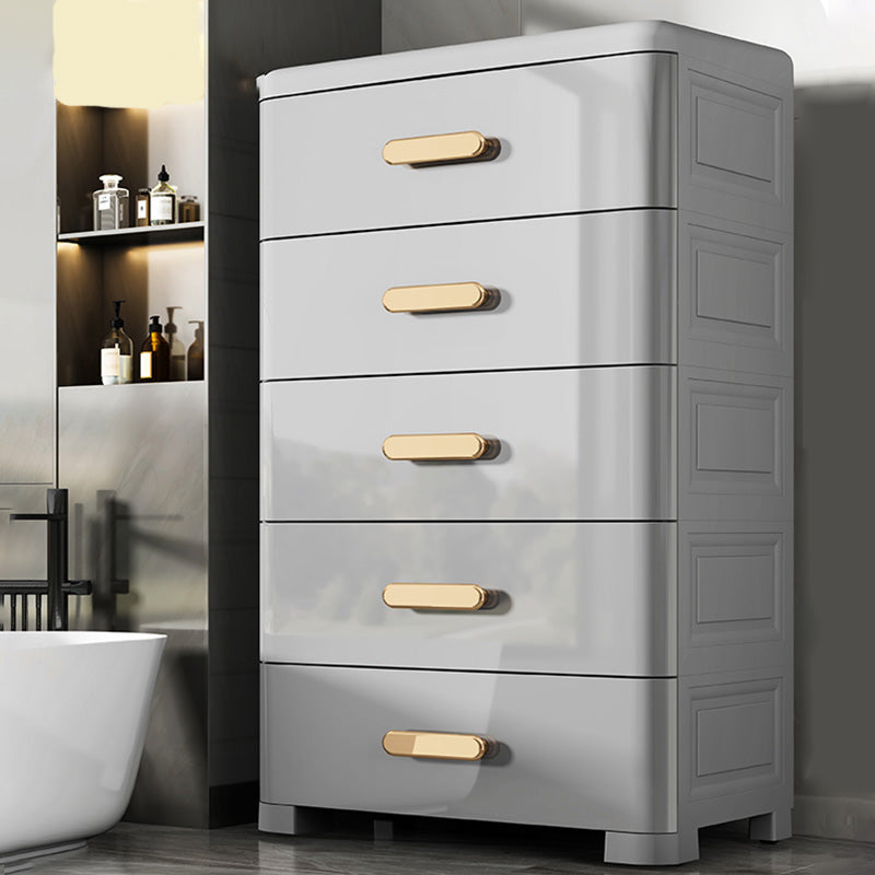 Rectangular Plastic Wardrobe Teen Style Bedroom Storage Cabinet