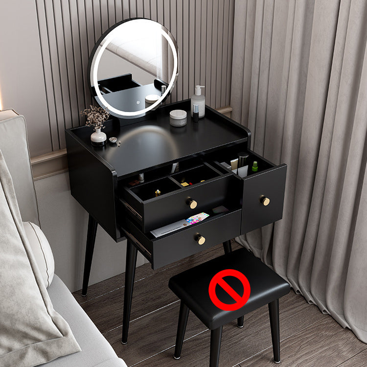 15.75" Wide Vanity Table Modern Wood 3-Drawer Dressing Table