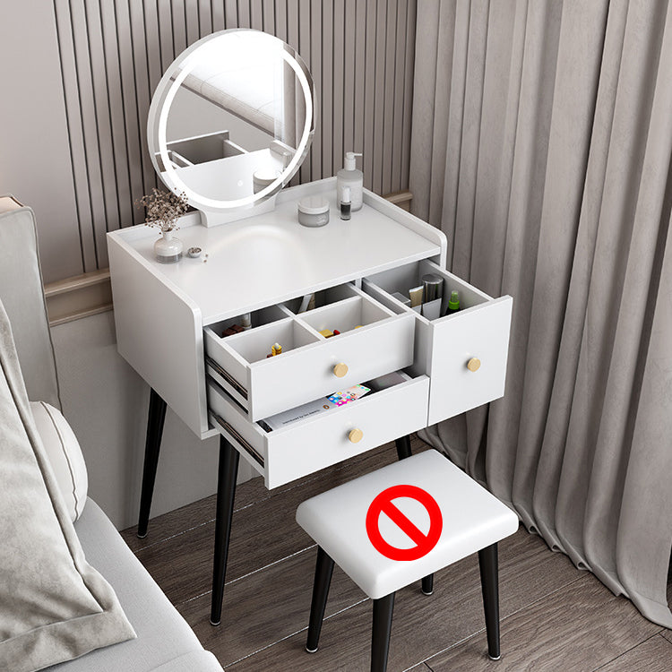 15.75" Wide Vanity Table Modern Wood 3-Drawer Dressing Table
