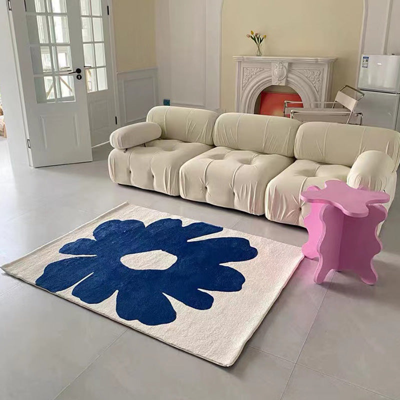 Nordic Area Rug Simple Rug Polyester Non-Slip Area Rug for Home Decoration
