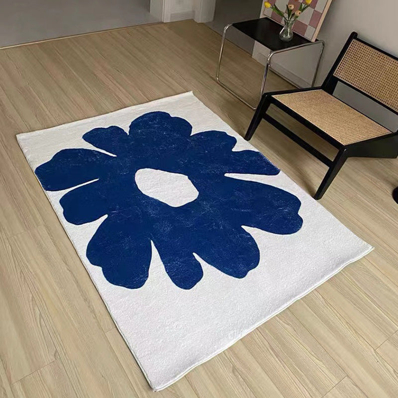 Nordic Area Rug Simple Rug Polyester Non-Slip Area Rug for Home Decoration