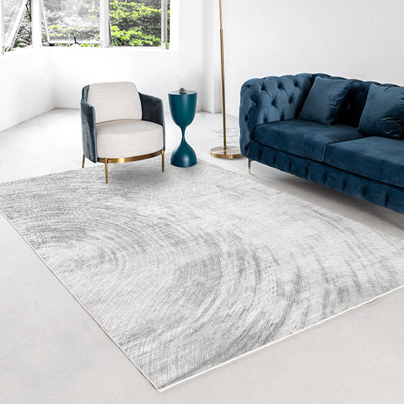 Simplicity Rug Minimalist Modern Area Rug Polyester Easy Care Carpet