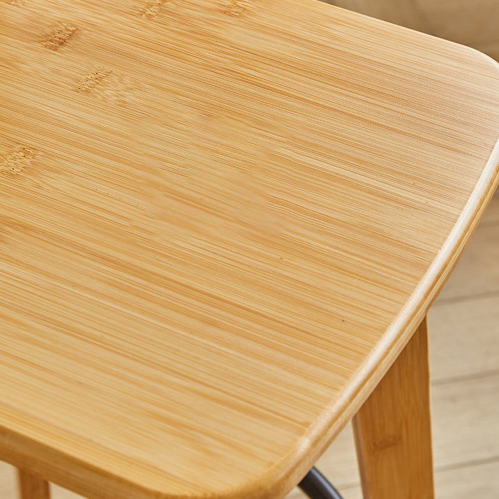 Low Back Indoor Bar Stool Contemporary Bar Stool with Footrest