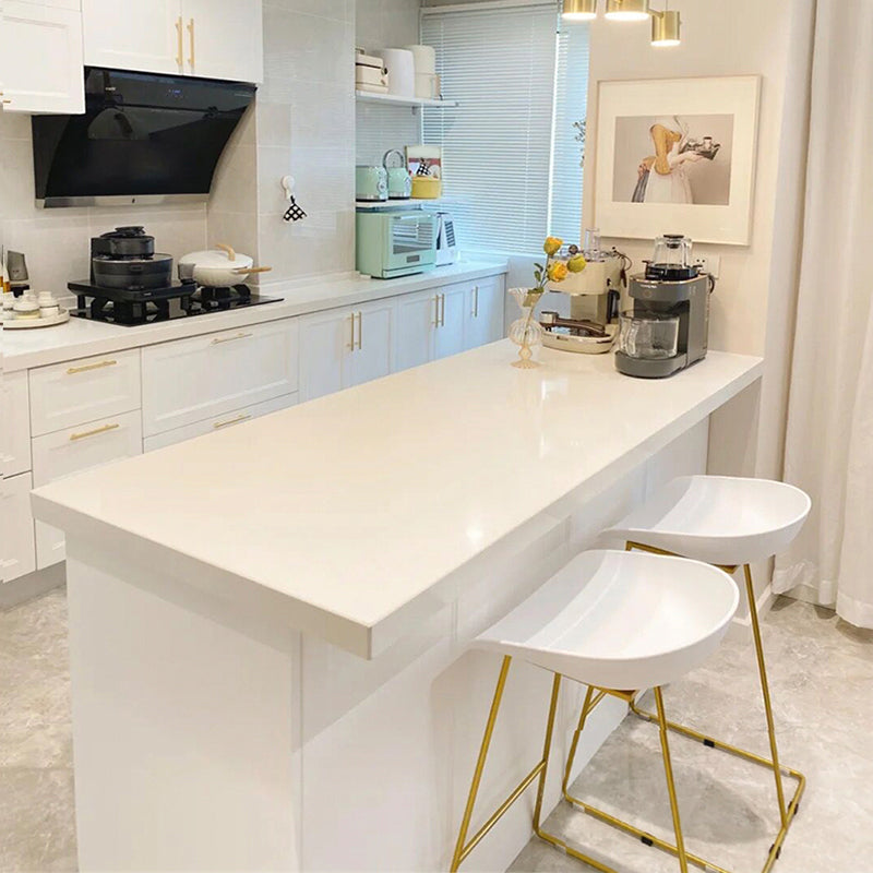 White Pine Wood Bar Table Rectangle Pub Table for Living Room