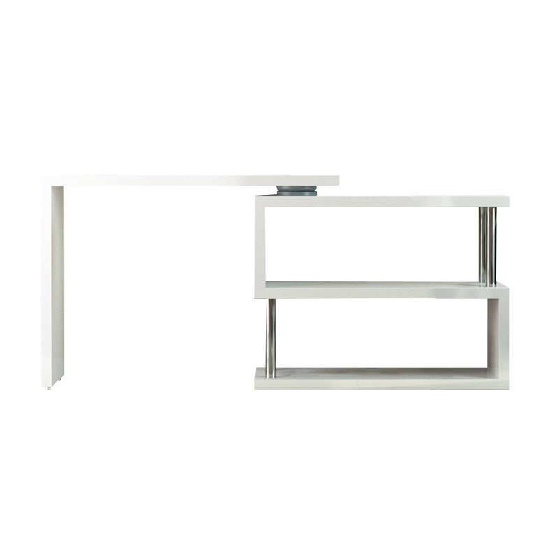 Chipboard Bar Table White Dining Table for Kitchen Living Room