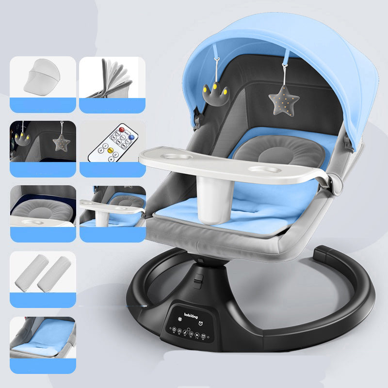Metal Rocking Folding Square/Oval Contemporary Adjustable Bassinet for Baby