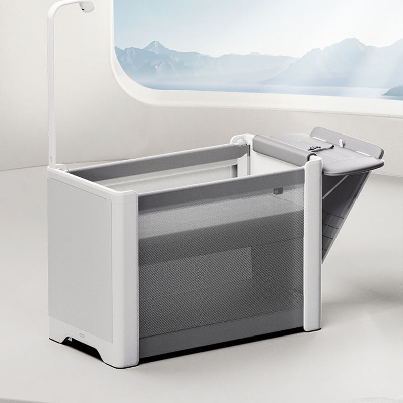 Gray Baby Changing Table Modern Baby Changing Table with Safety Rails