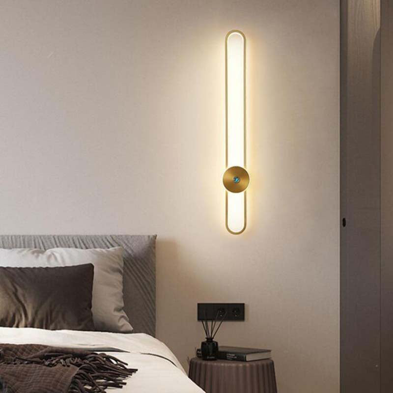 Modern Style Wall Mounted Sconce Black/Gold Wall Lights for Living Room
