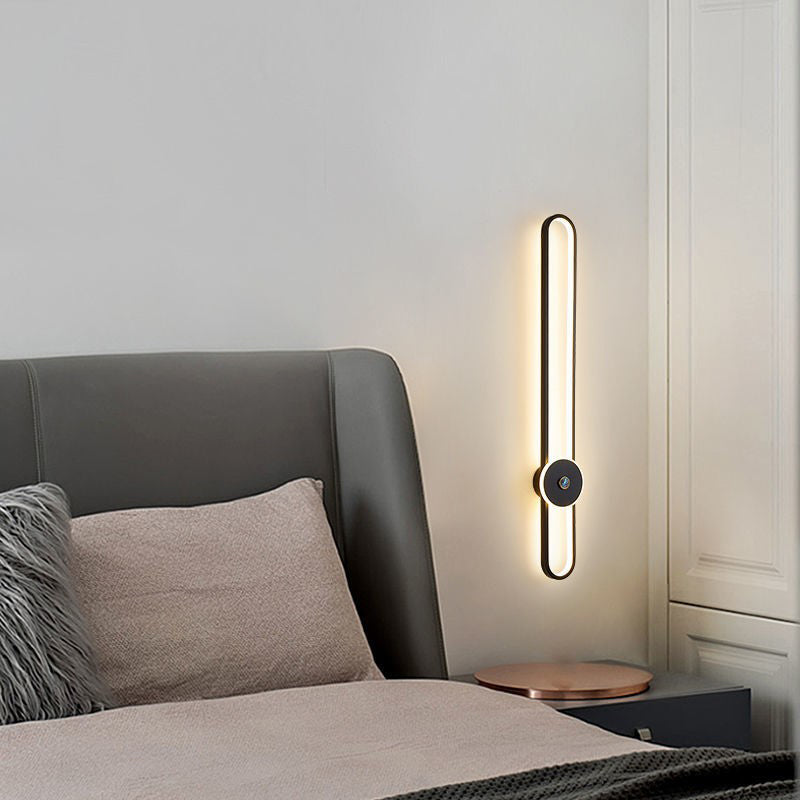 Modern Style Wall Mounted Sconce Black/Gold Wall Lights for Living Room