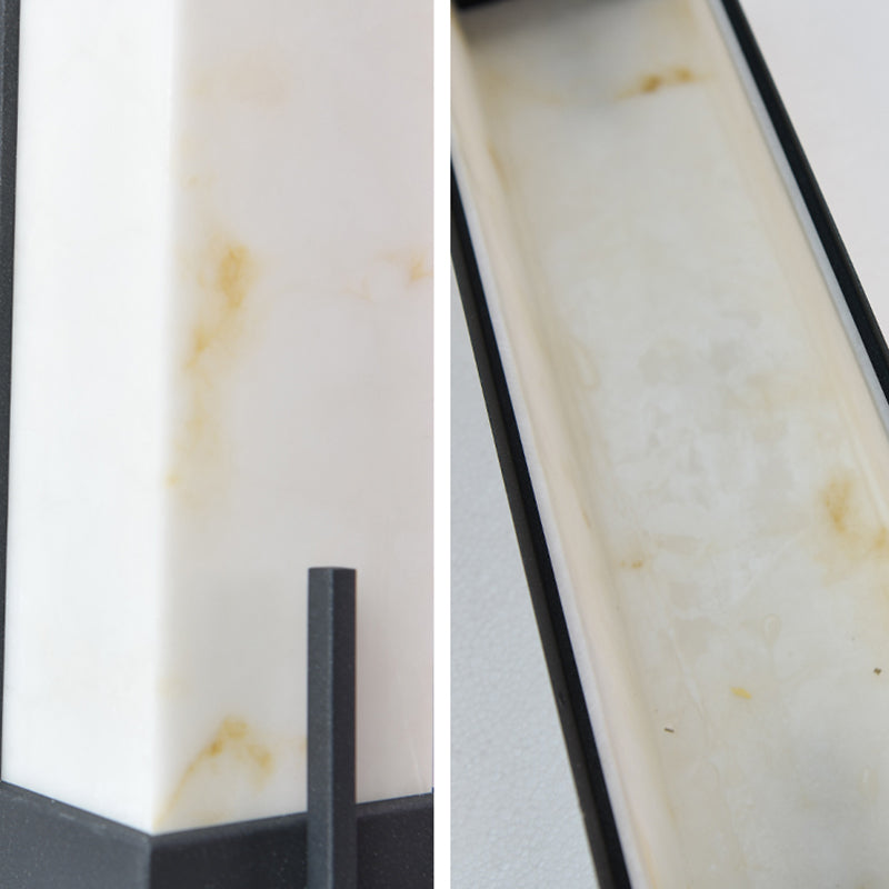 Black Wall Sconce Contemporary Wall Light Fixture for Courtyard