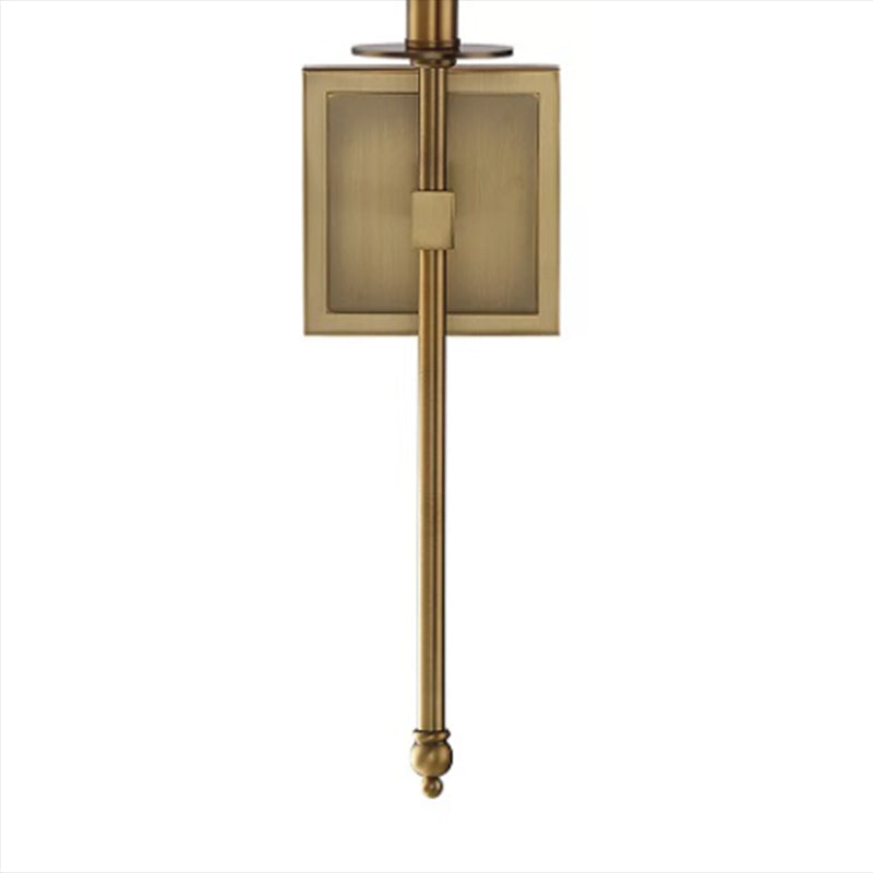 Contemporary Fabric Shade Wall Light 1-Light Wall Mounted Light Fixture for Bedroom