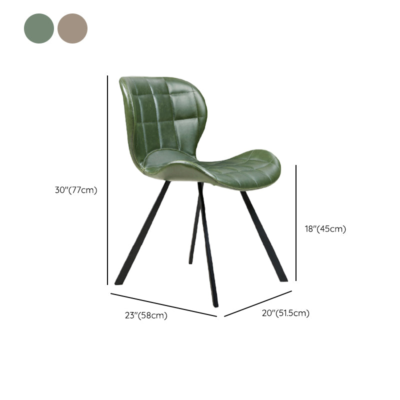 Modern Style Side Chair Leather Dining Chair for Dining Room