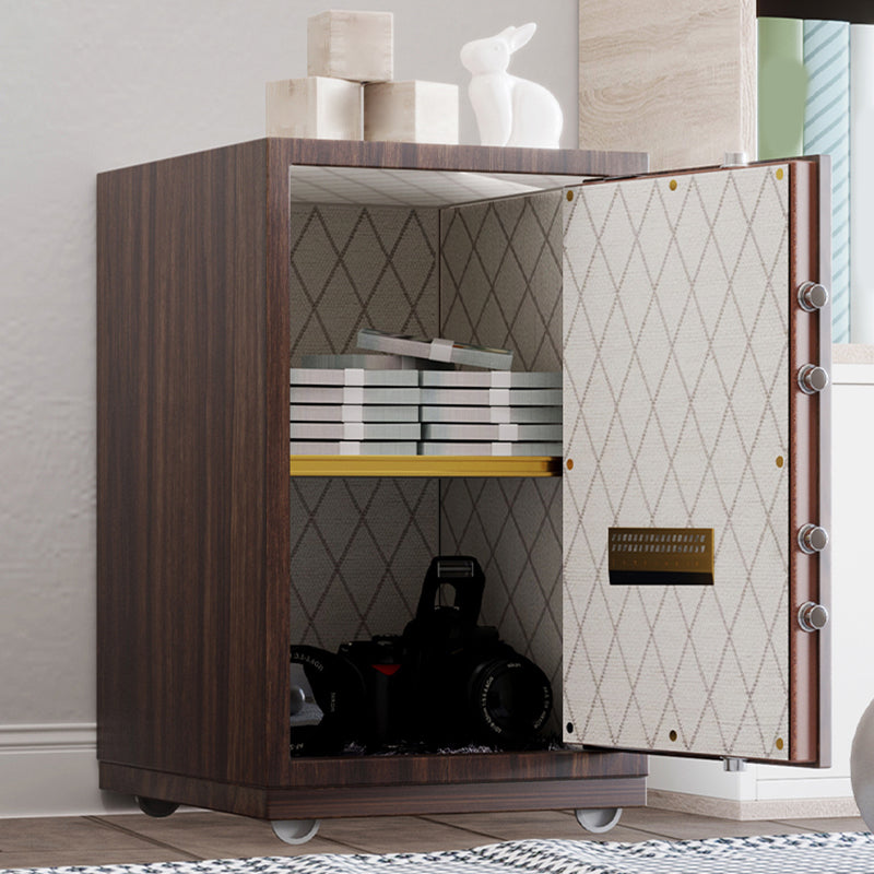 Modern Style File Cabinet Wooden Frame Storage Lock Filing Cabinet