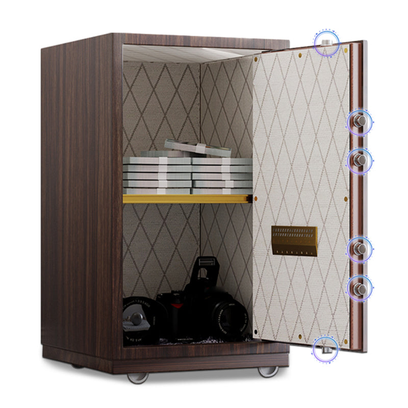 Modern Style File Cabinet Wooden Frame Storage Lock Filing Cabinet