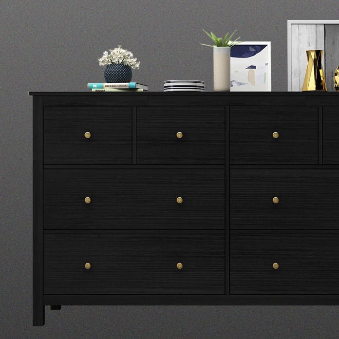 Classic Glam Storage Chest Wooden Storage Chest Dresser with Drawers