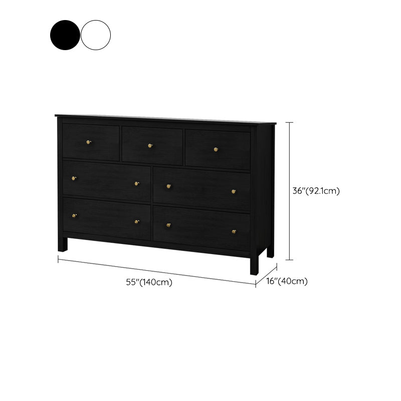 Classic Glam Storage Chest Wooden Storage Chest Dresser with Drawers