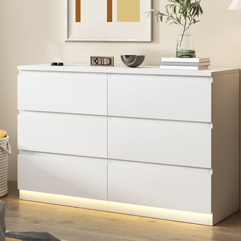 Modern Manufactured Wood Storage Chest Dresser with 3/4/5/6/8 Drawers