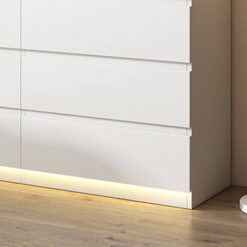 Modern Manufactured Wood Storage Chest Dresser with 3/4/5/6/8 Drawers