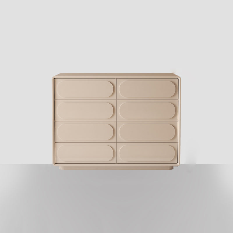 Modernism Horizontal Double Dresser Wood Storage Lingerie Chest for Room