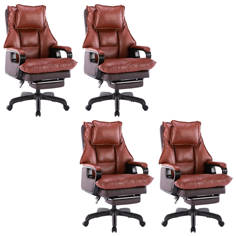 Modern Padded Arms Executive Chair Ergonomic Task Chair for Office