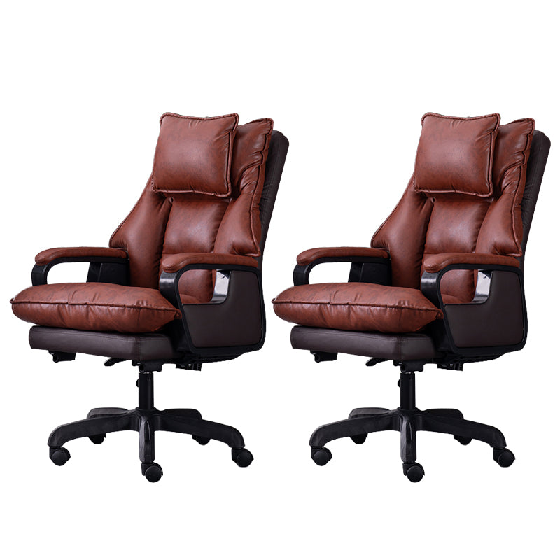 Modern Padded Arms Executive Chair Ergonomic Task Chair for Office