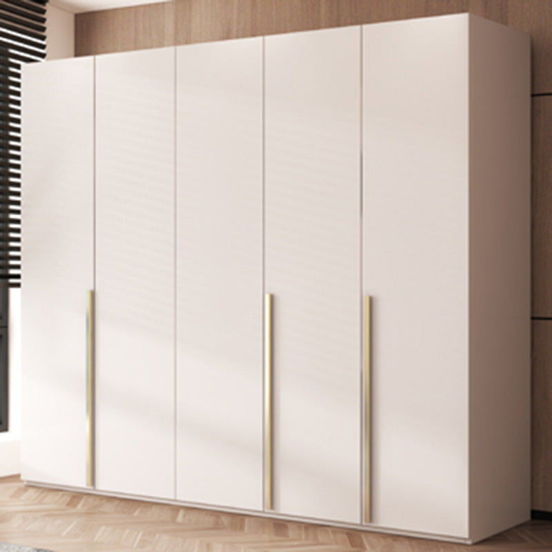 Contemporary Bedroom Storage Cabinet Wooden Shelves Wardrobe