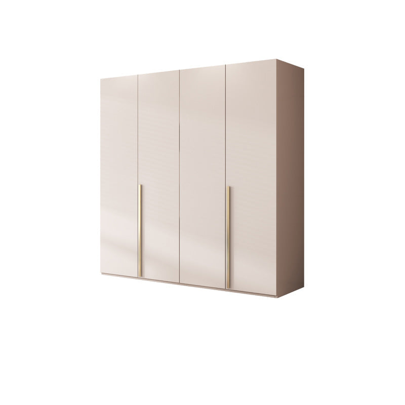 Contemporary Bedroom Storage Cabinet Wooden Shelves Wardrobe