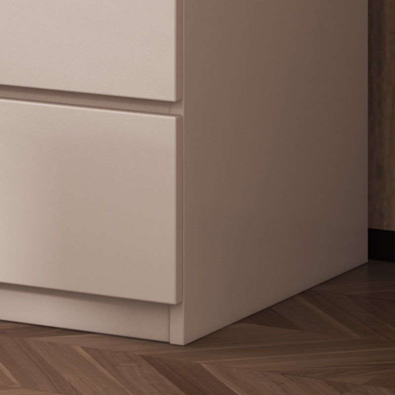 Contemporary Bedroom Storage Cabinet Wooden Shelves Wardrobe