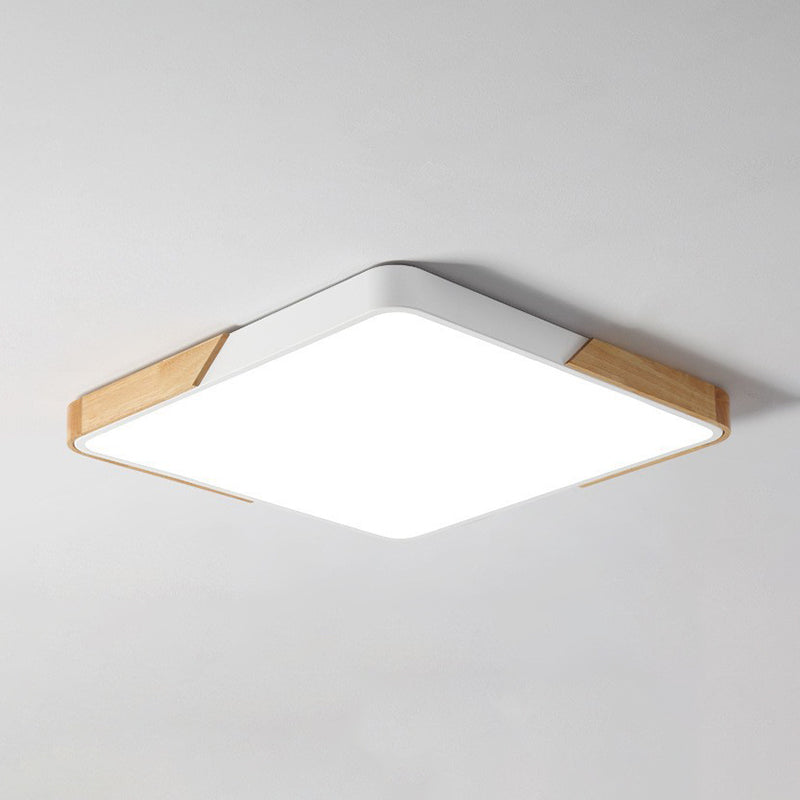 1 Light Geometric Flush Mount Contemporary Metal Ceiling Light Fixture