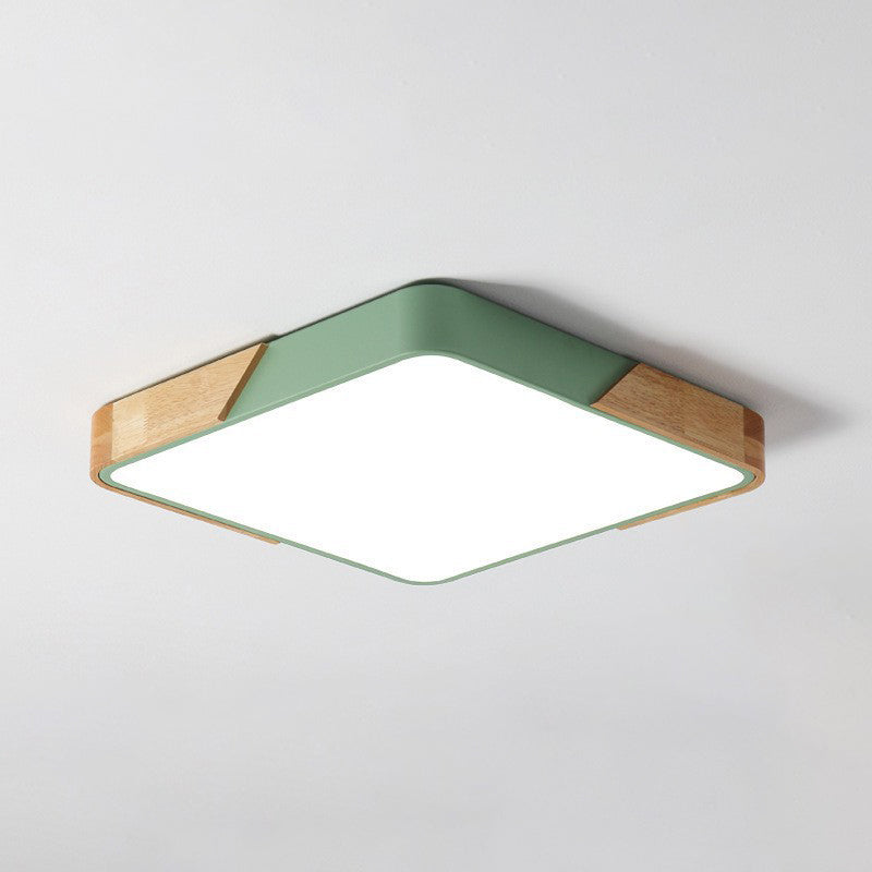 1 Light Geometric Flush Mount Contemporary Metal Ceiling Light Fixture