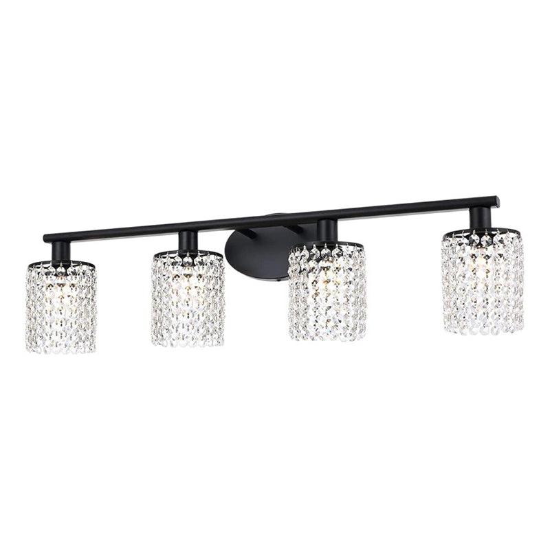 Post Modern Bathroom Vanity Lighting 2 / 3 / 4 - Light Bath Sconce in Black / Sliver