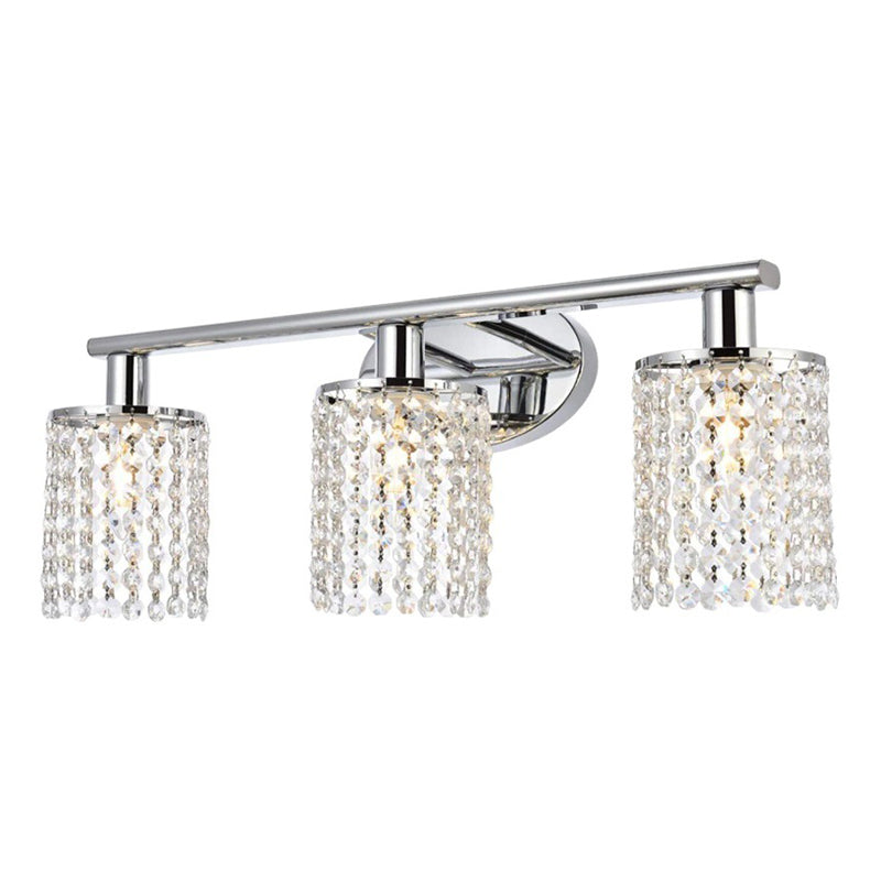 Post Modern Bathroom Vanity Lighting 2 / 3 / 4 - Light Bath Sconce in Black / Sliver