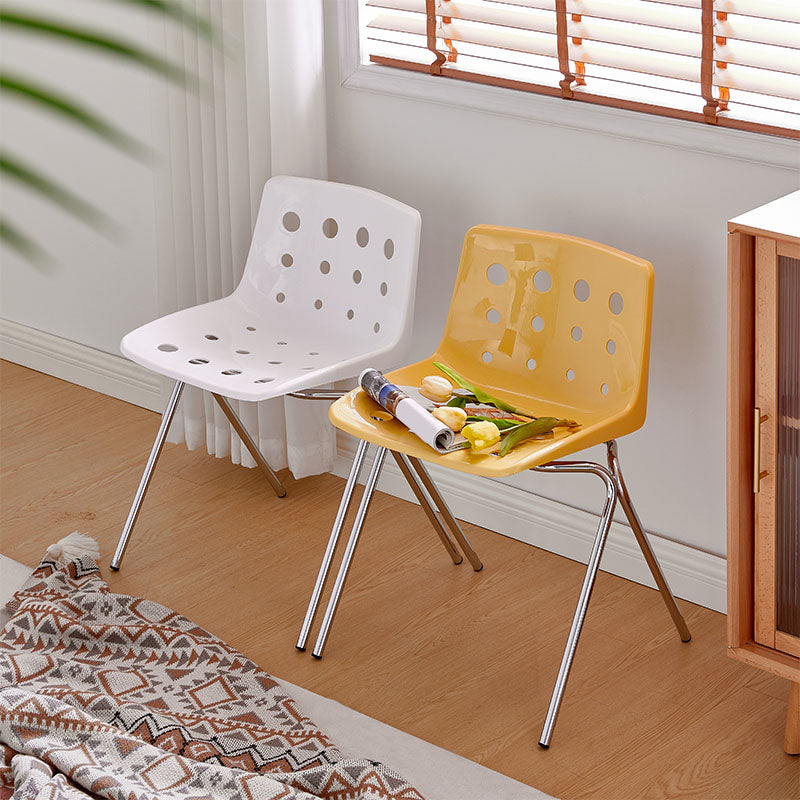 Modern Style Stackable Side Chair Plastic Dining Chair for Dining Room
