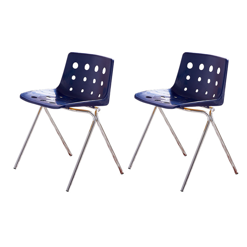 Modern Style Stackable Side Chair Plastic Dining Chair for Dining Room