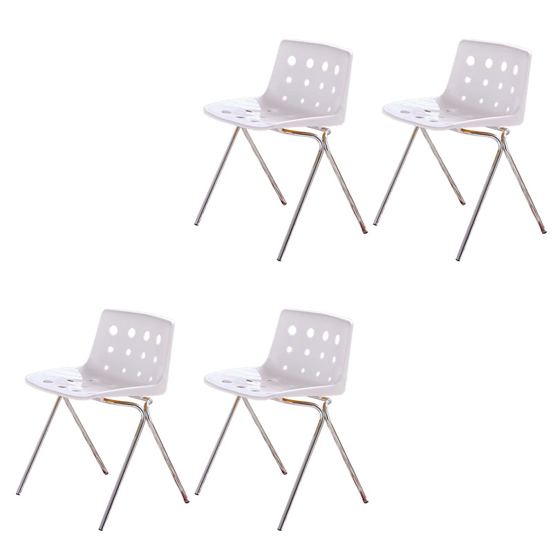 Modern Style Stackable Side Chair Plastic Dining Chair for Dining Room