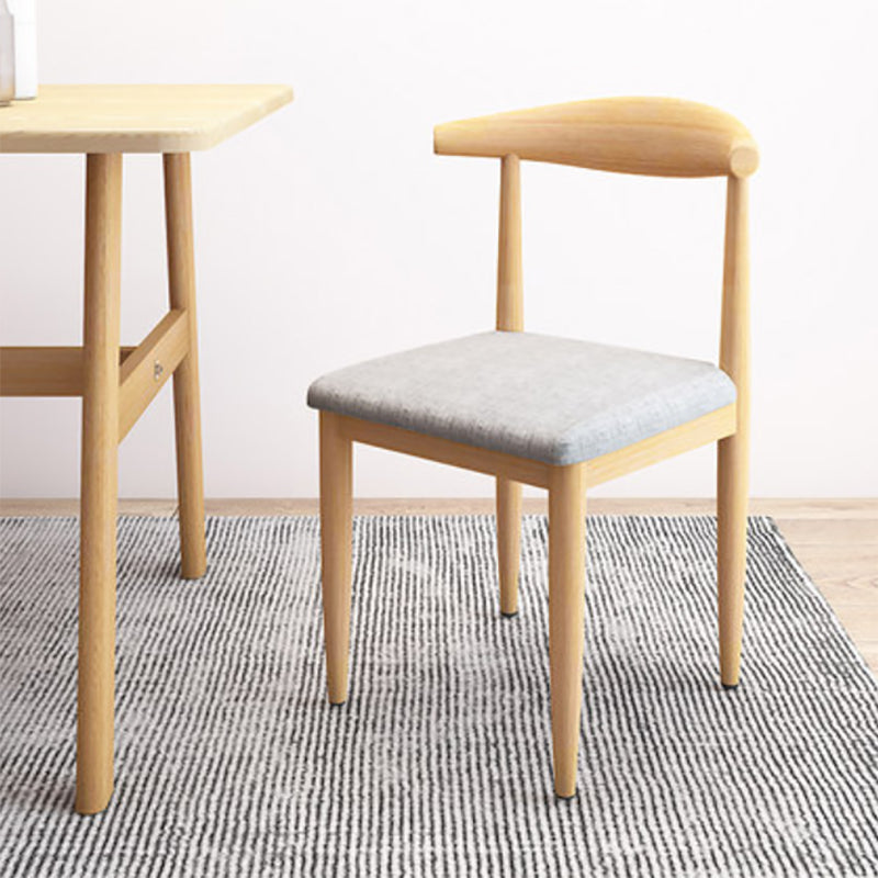 Modern Style Side Chair Open Back Indoor Dining Chair for Dining Room